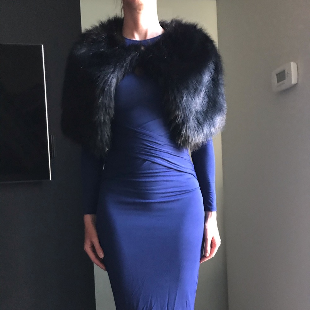 Faux Fur Shrug